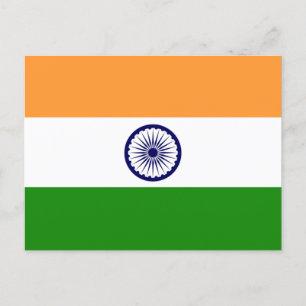 インド国旗 ポストカード