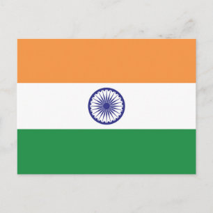 インド国旗 ポストカード