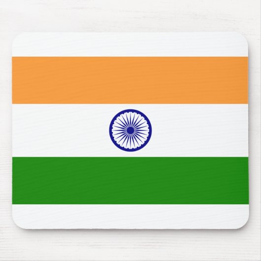 インド国旗 マウスパッド (正面)