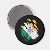 インド国旗 マグネット (正面/裏面)