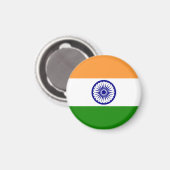 インド国旗 マグネット (正面/裏面)