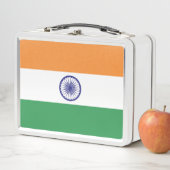 インド国旗 メタルランチボックス (インサイチュ)