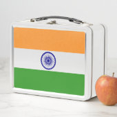 インド国旗 メタルランチボックス (インサイチュ)