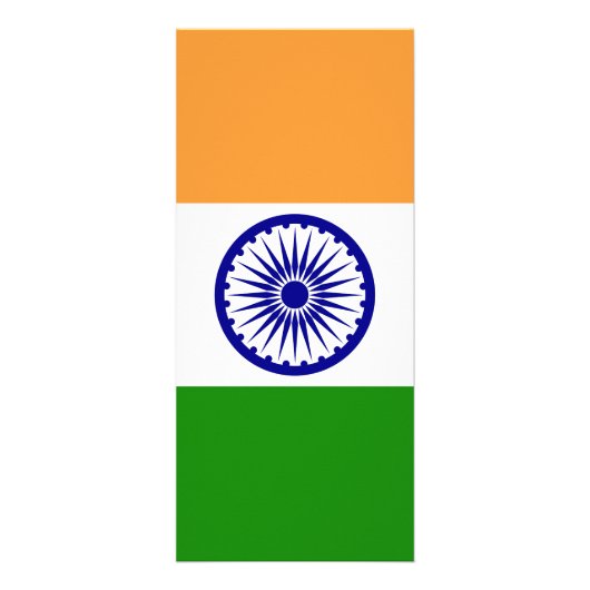インド国旗 ラックカード (正面)