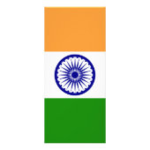 インド国旗 ラックカード (裏面)