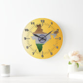 インド国旗 ラージ壁時計 (ホーム)