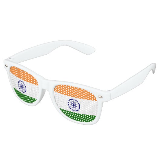 インド国旗 レトロサングラス (アングル)