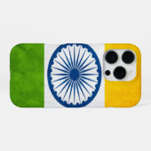 インド国旗 iPhoneケース (裏面横)