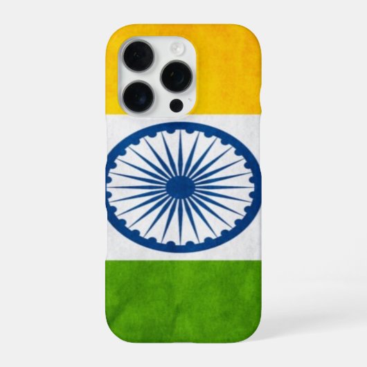 インド国旗 iPhoneケース (裏面)