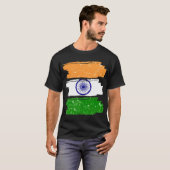 インド国旗 Tシャツ (正面フル)