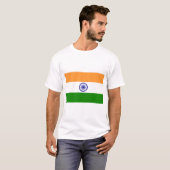 インド国旗 Tシャツ (正面フル)