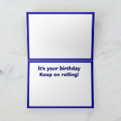 インド山の列車 カード (内部)