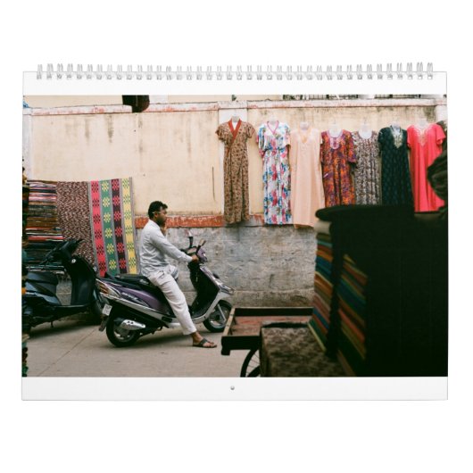 インド年のカレンダー カレンダー (裏面)