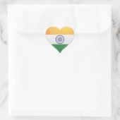 インド愛の旗プライドハートシール ハートシール (バッグ)