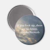 インド感動的のヒンズー教の諺 マグネット (正面/裏面)