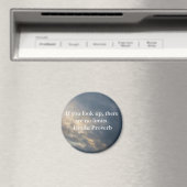 インド感動的のヒンズー教の諺 マグネット (インサイチュ (食洗機))