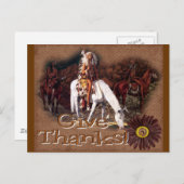 インド感謝を与えて下さい シーズンポストカード (正面/裏面)