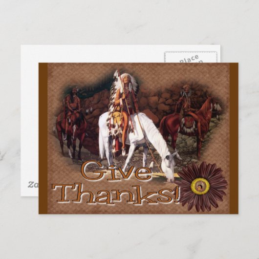 インド感謝を与えて下さい シーズンポストカード (正面/裏面)