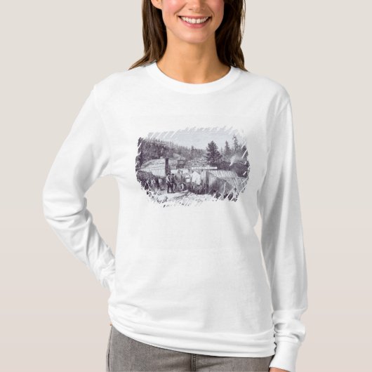 インド戦争、枯れ木都市 Tシャツ (正面)
