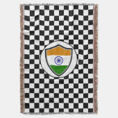 インド投げ毛布 スローブランケット (正面縦)