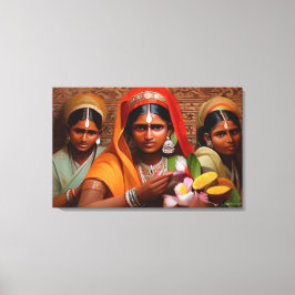 インド文化 キャンバスプリント