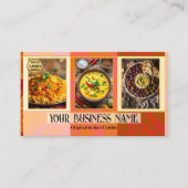 インド料理レストラン&ケータリングQRコード 名刺 (正面)