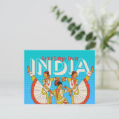 インド旅行のはがき ポストカード (スタンド正面)