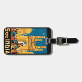 インド旅行ポスタカスタムー荷物タグ ラゲッジタグ (正面横)