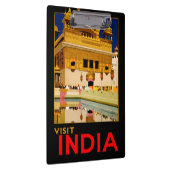 インド旅行ポスターインディアンヴィンテージアート クリップボード (右)