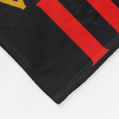 インド旅行ポスターインディアンヴィンテージアート フリースブランケット (角)