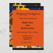 インド旅行ポスターインディアンヴィンテージアート 招待状 (正面/裏面)