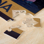 インド旅行ポスターコラージュパズル ジグソーパズル (側面)