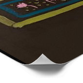 インド旅行ポスターヴィンテージ ポスター (角)