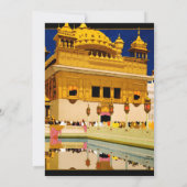 インド旅行ポスター インド ヴィンテージ アート 招待状 (裏面)