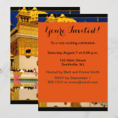 インド旅行ポスター インド ヴィンテージ アート 招待状 (正面/裏面)