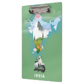 インド旅行ポスター クリップボード (左)