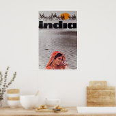インド旅行ポスター ビンテージ インド美術プリント ポスター (キッチン)