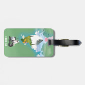 インド旅行ポスター ラゲッジタグ (裏面横)