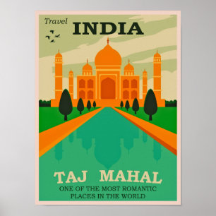 インド旅行ヴィンテージ ポスター