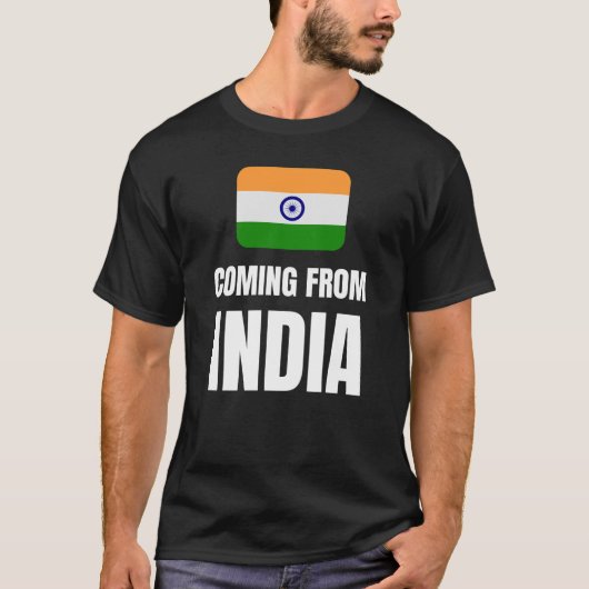 インド来出身の Tシャツ (正面)