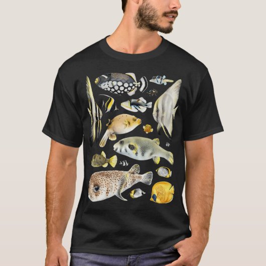 インド洋の熱帯魚 Tシャツ (正面)