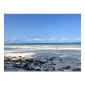 インド洋の白い砂浜の写真プリント フォトプリント