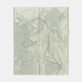 インド洋2 フリースブランケット (正面)