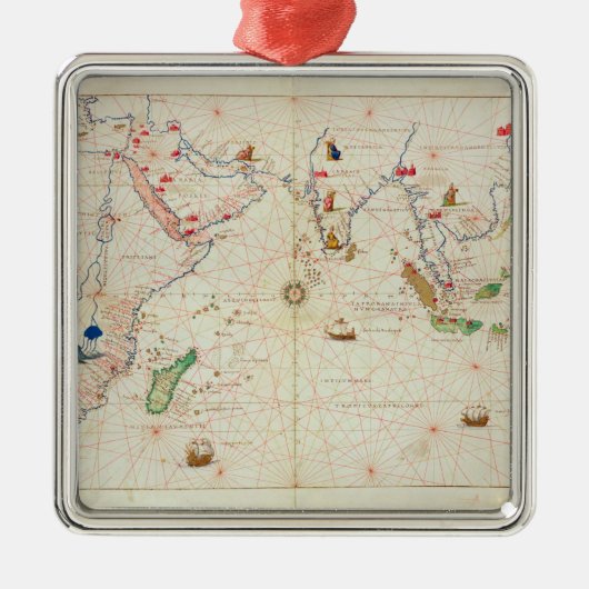 インド洋 メタルオーナメント (正面)