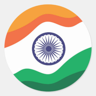 インド特別デー誇りを持ったインディアン ラウンドシール