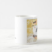 インド猫のコラージュのマグ コーヒーマグカップ (中央)