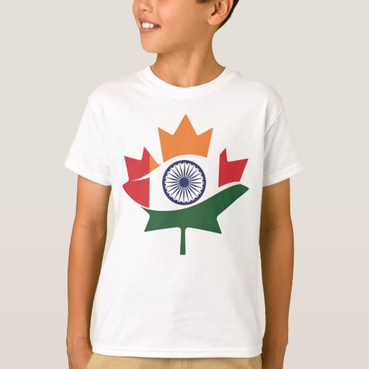 インド系カナダ人の誇り Tシャツ (正面)