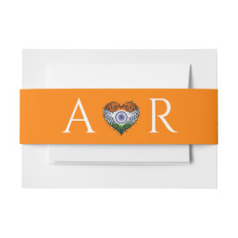 インド結婚夫婦 招待状ベリーバンド