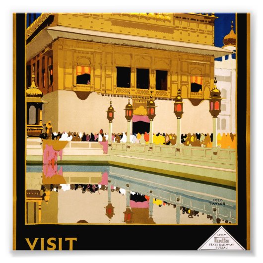 インド訪問 フォトプリント            (正面)