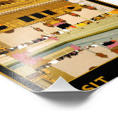 インド訪問 フォトプリント            (角)